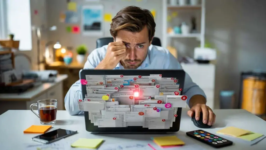 Dlaczego bałagan w mailach tak stresuje? Psychologowie wyjaśniają